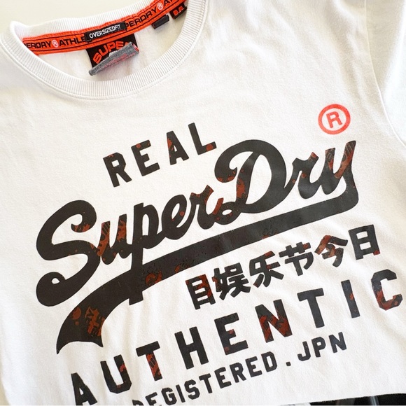 Superdry Vintage Logo Short Sleeve Graphic Tee Top Size M - Picture 3 of 5